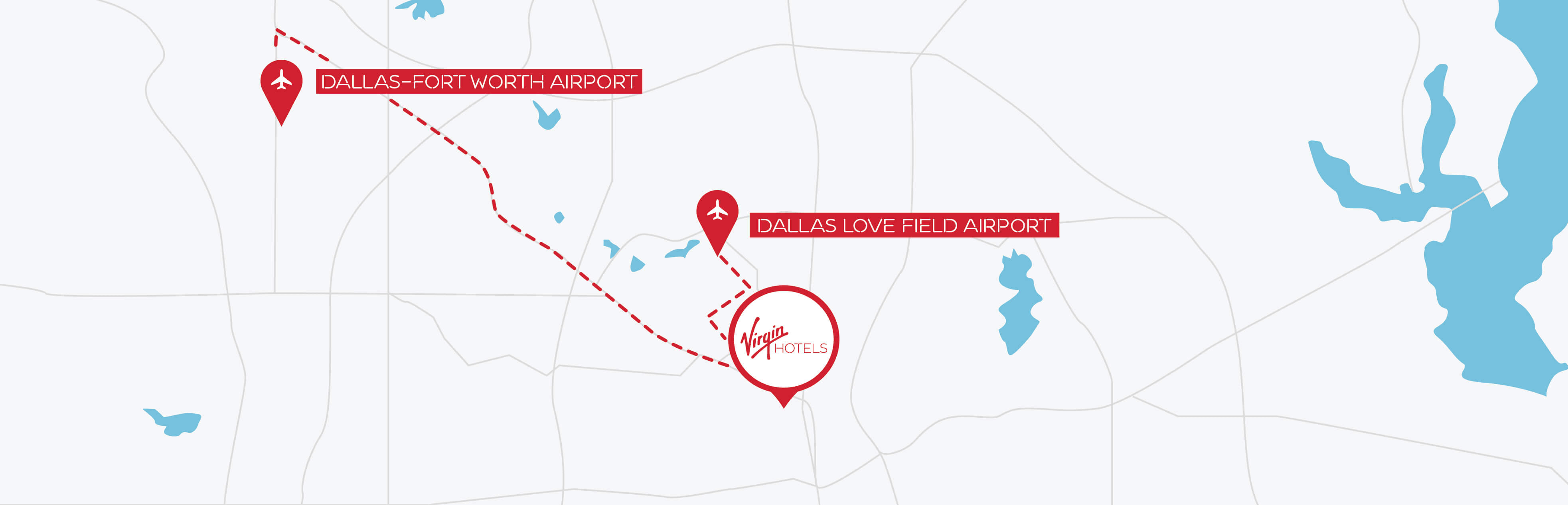 Stylized map of the hotel location.