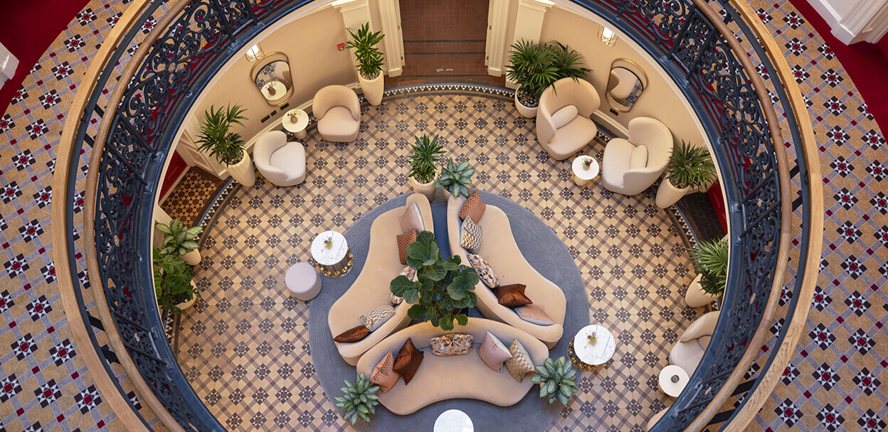 A view inside Virgin Hotels