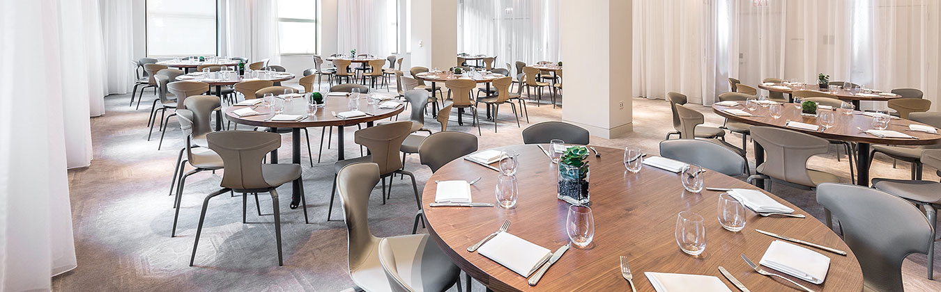 Meetings set up at Virgin Hotels Chicago