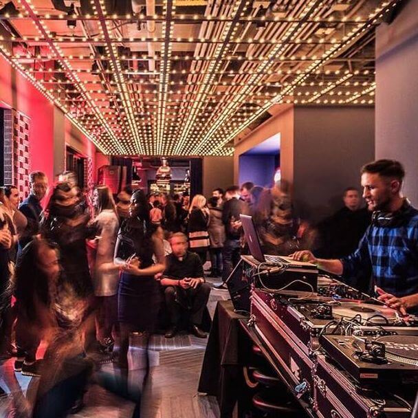 Live DJ set at Cerise Rooftop Bar Chicago