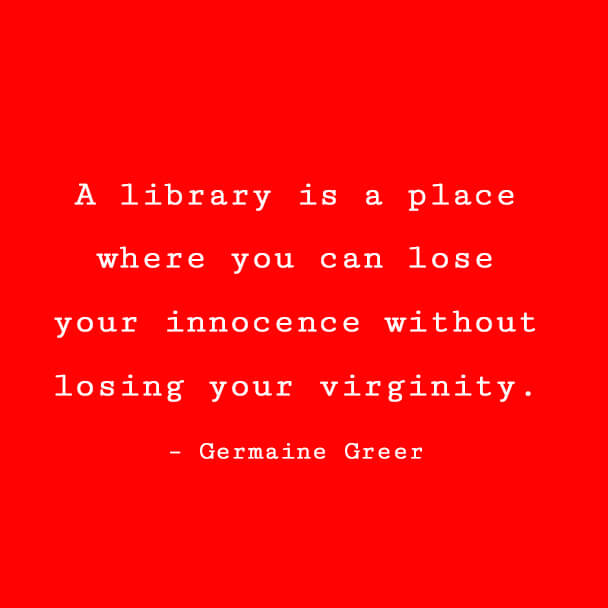 Funny Library Quote