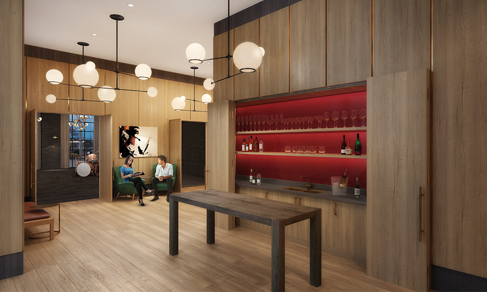 Maybelle Prefunction Space on Ground Floor at Virgin Hotels Nashville