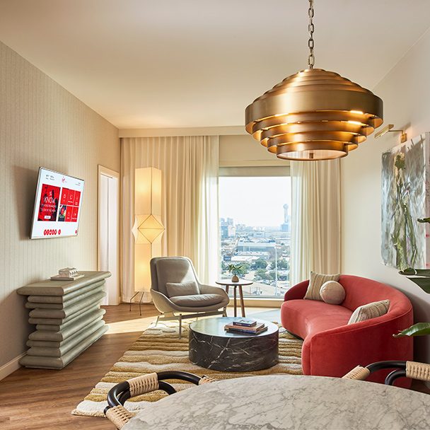 Spacious and luxurious suites