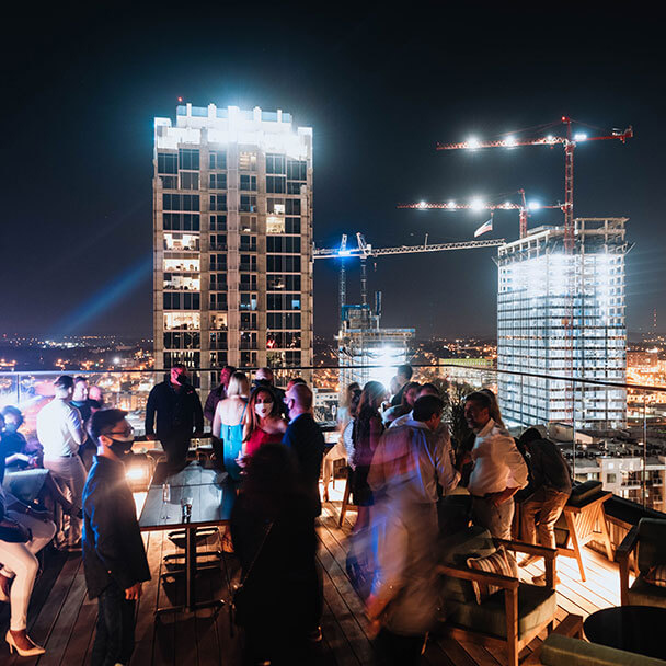 Nashville rooftop views