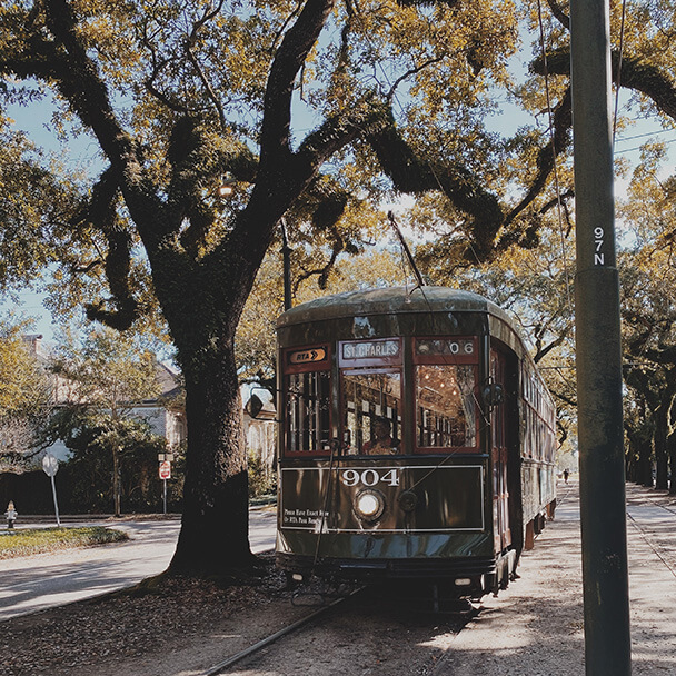 New Orleans cable car